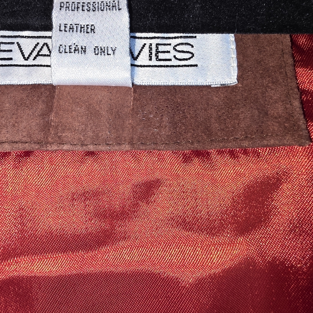 Evan Davies Vintage Brown Suede Leather Vest | Western Luxe Sz 14 - Picture 7 of 7